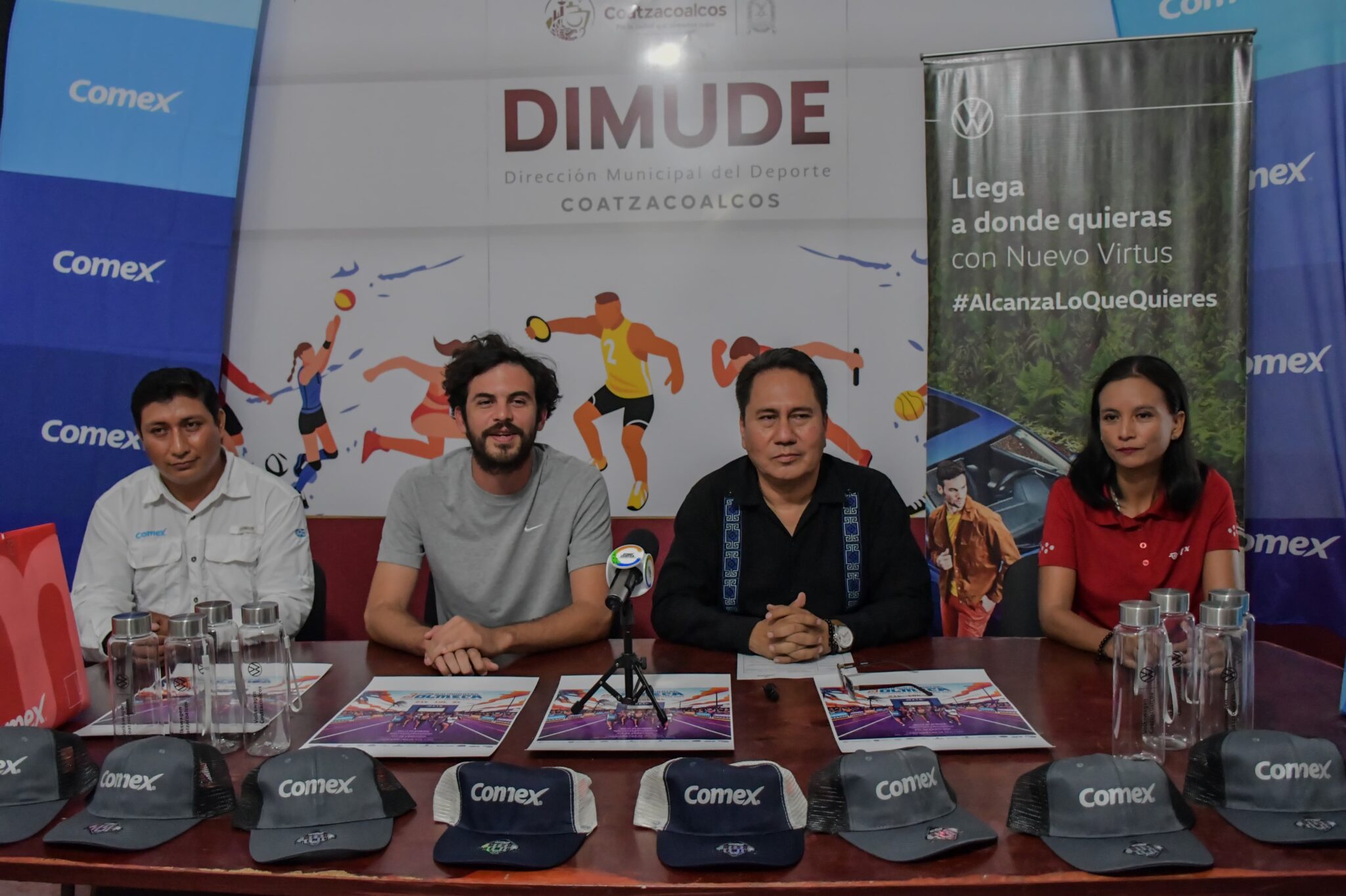 Presentan medio maratón Olmeca 2024 en Coatzacoalcos