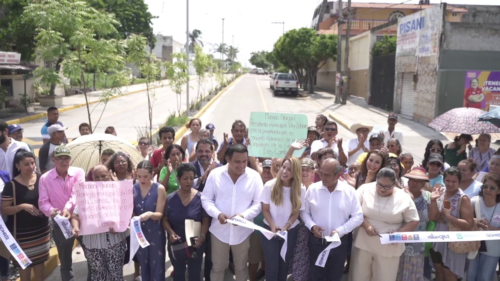 Inaugura Paty Lobeira la rehabilitación integral en calles de la colonia Dos Caminos