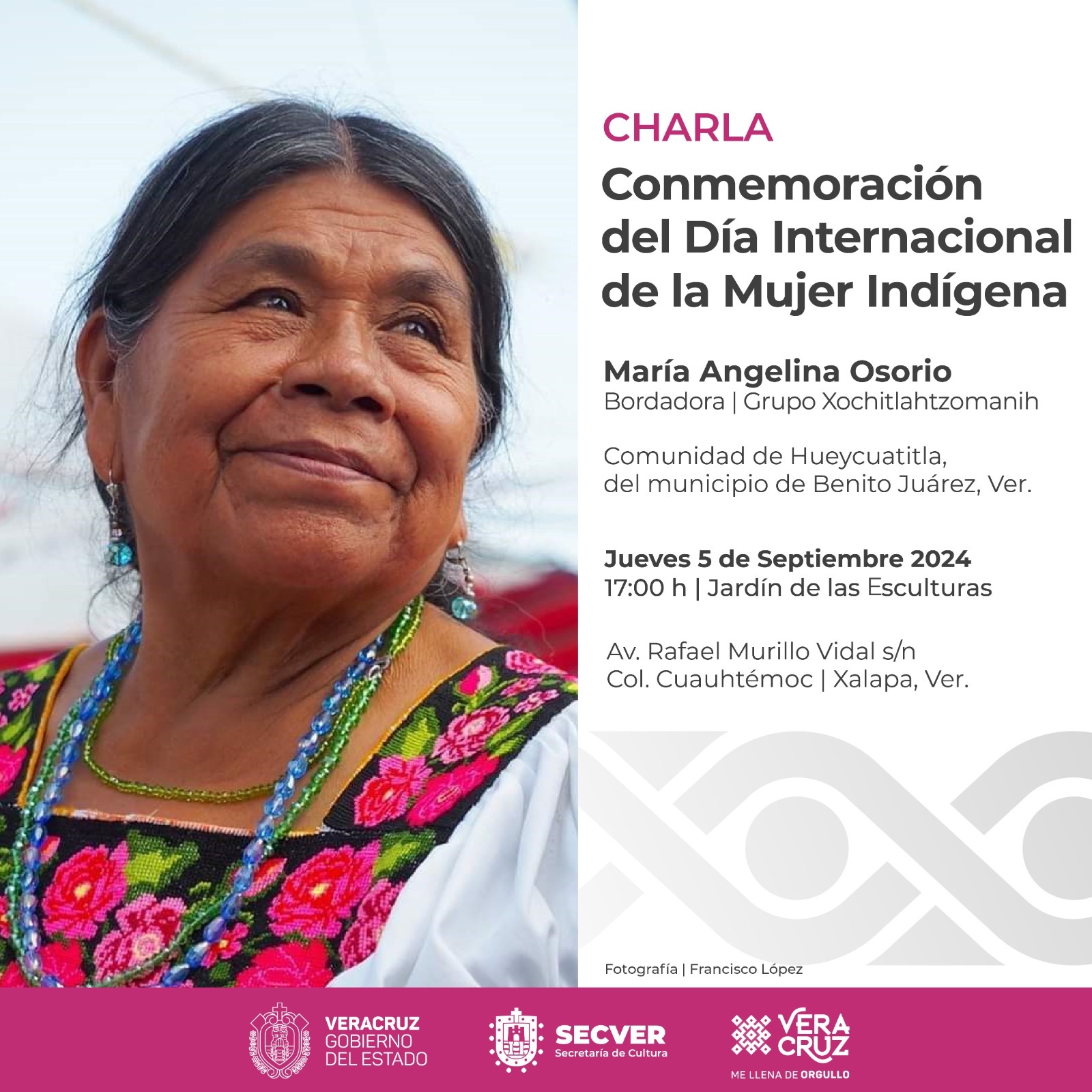 Conmemoran el Día Internacional de la Mujer Indígena en el JEX