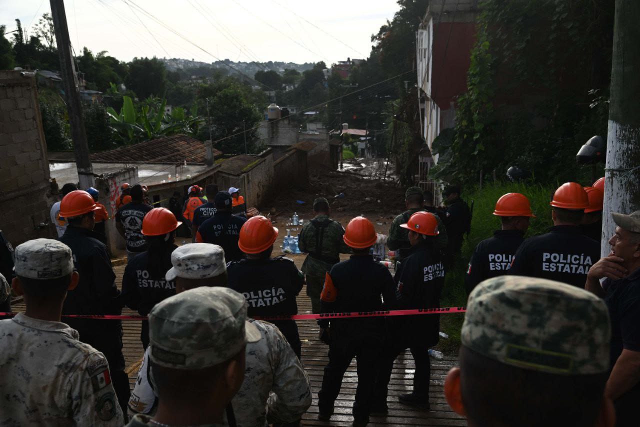 Se apoyará a familias de víctimas de derrumbe en colonia de Xalapa