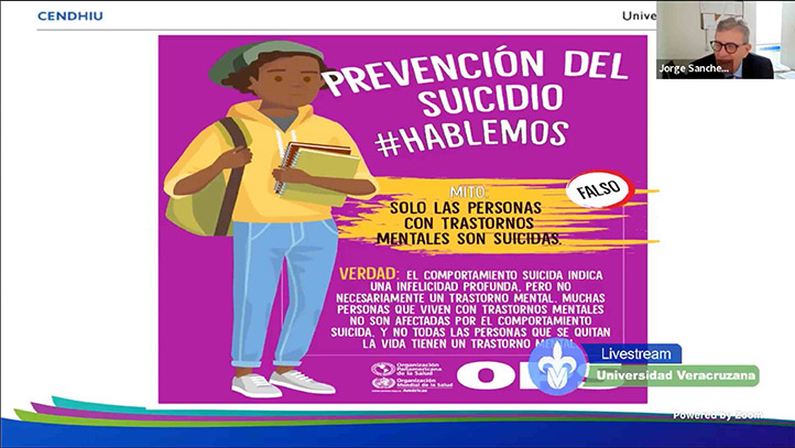 Cendhiu realizó conversatorio sobre prevención del suicidio