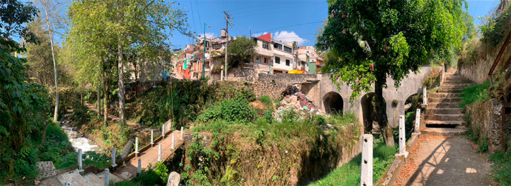 Egresada UV estudió elementos del paisaje urbano del arroyo Amoyolapan