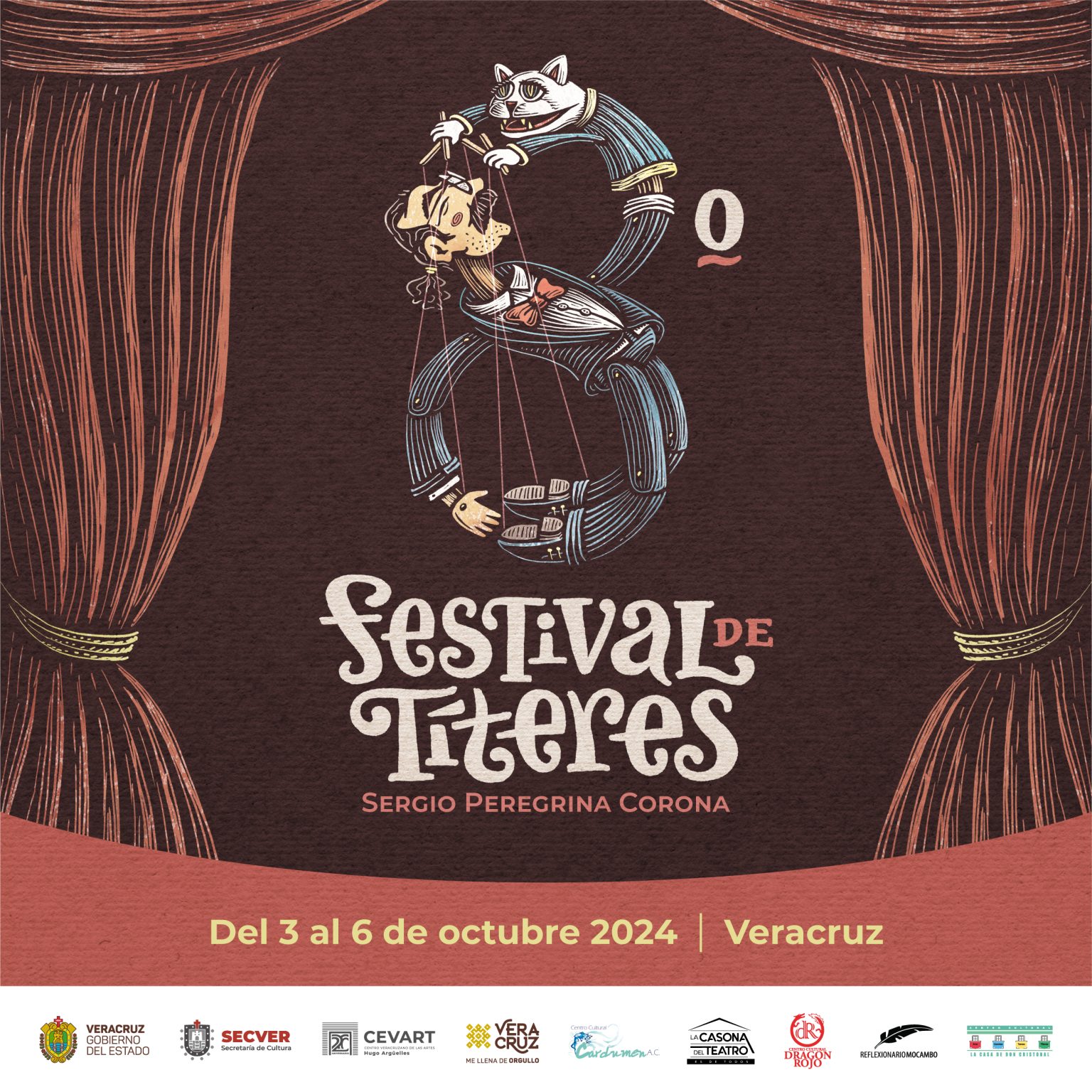 Este 3 de octubre inicia el  Festival de Títeres Sergio Peregrina Corona