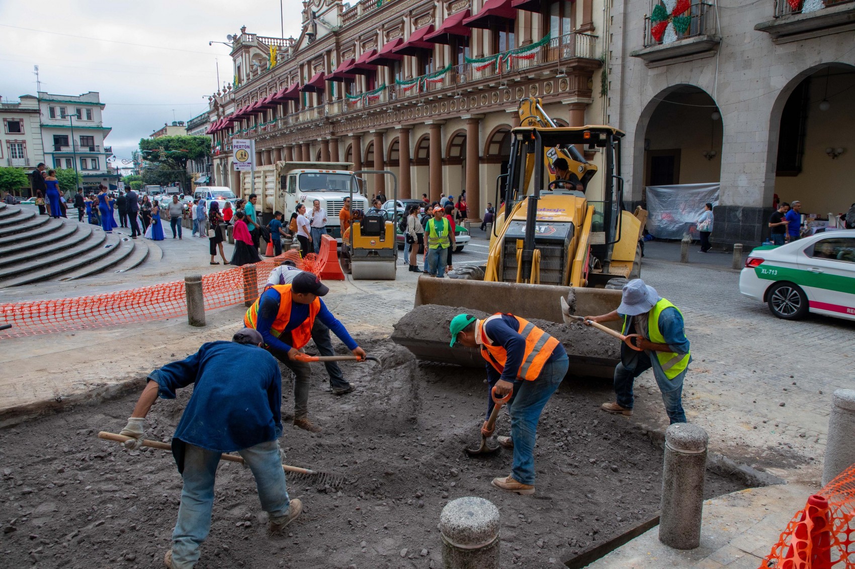 Trabajos de obra en Revolución siguen