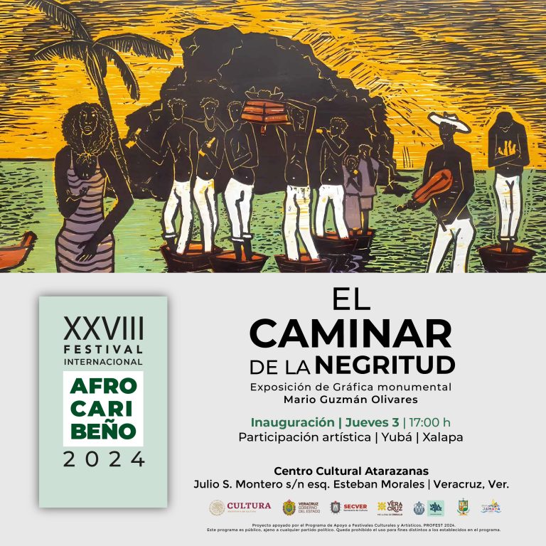 Exposición El caminar de la negritud de Mario Guzmán en el XXVIII Festival Internacional Afrocaribeño 2024