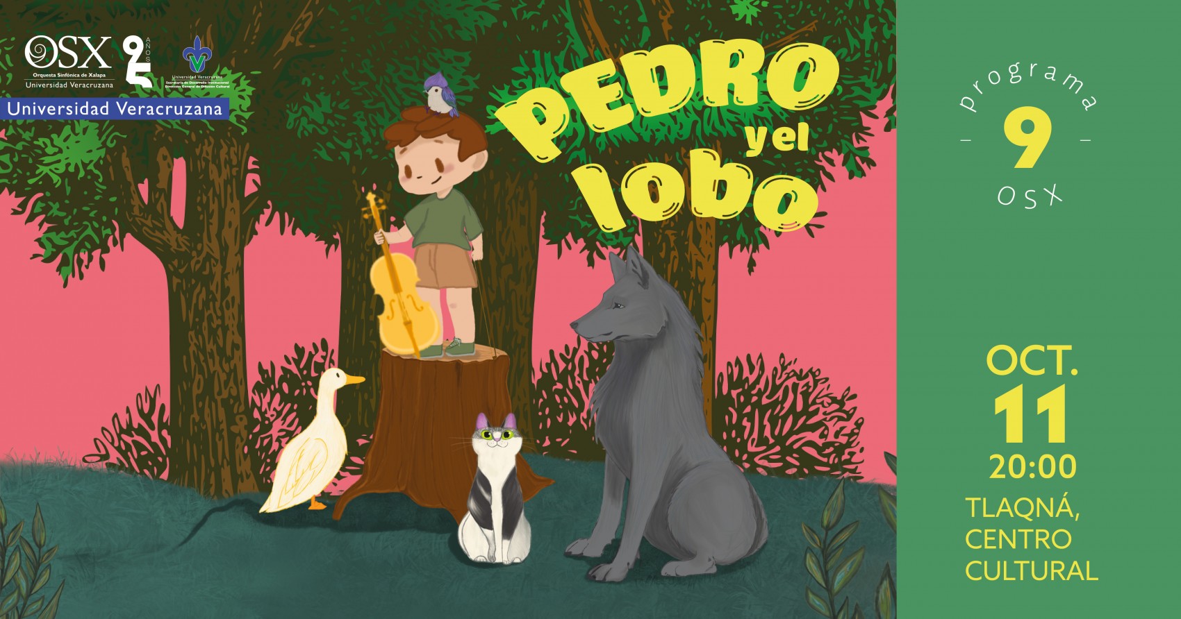 Llega Pedro y el Lobo de Prokofiev a la OSX