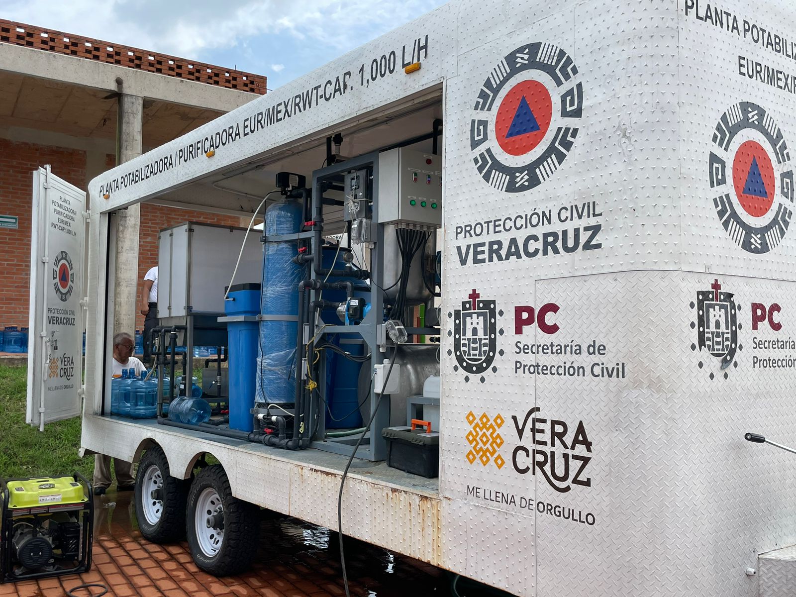 Vigila PC con municipios incremento del río Coatzacoalcos