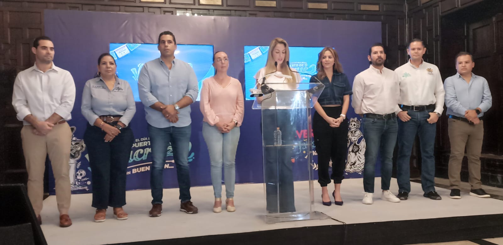Presentan el programa de actividades por Día de Muertos en Veracruz puerto