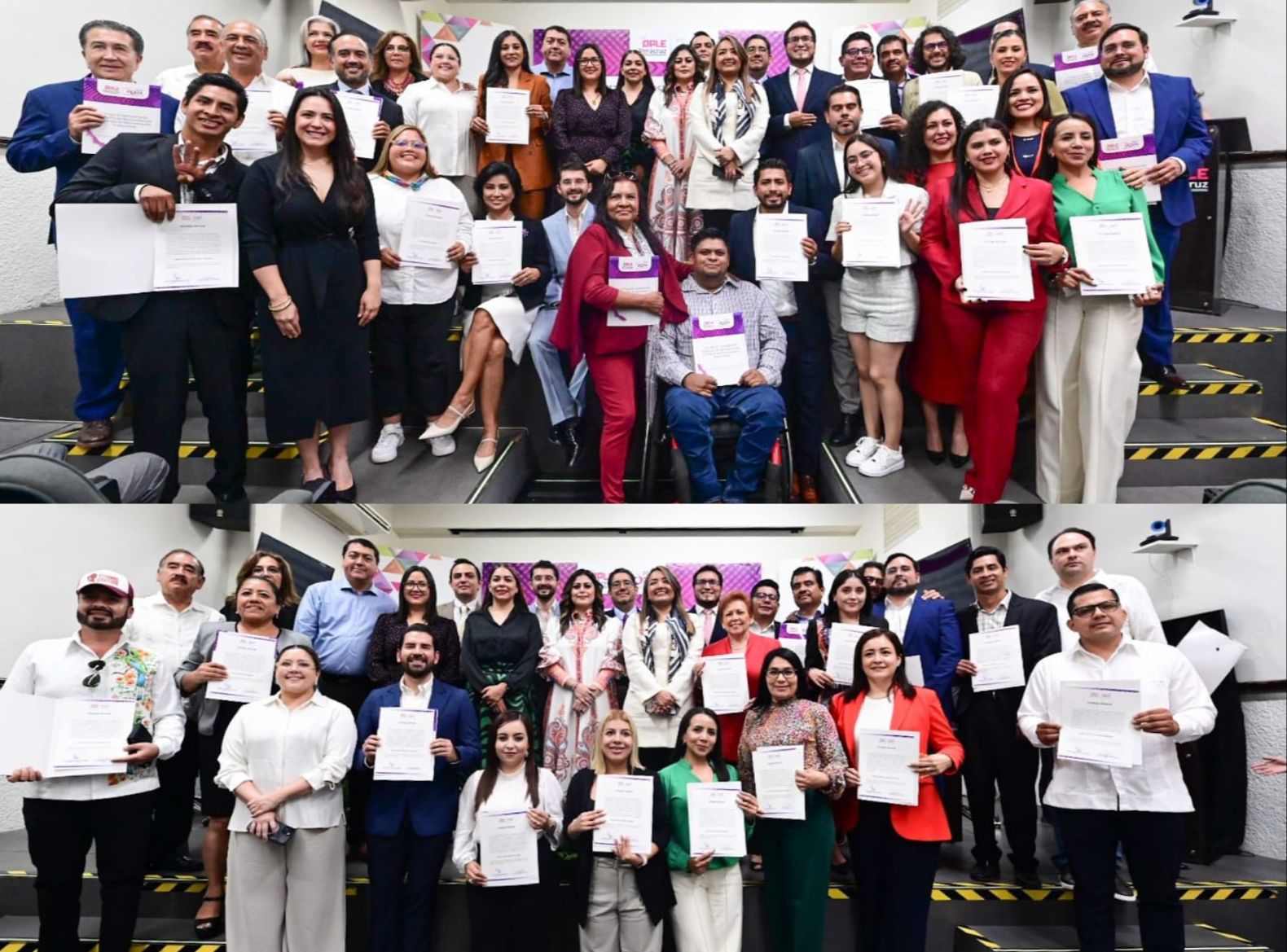 OPLE entrega constancias a diputaciones locales por el principio de Representación Proporcional