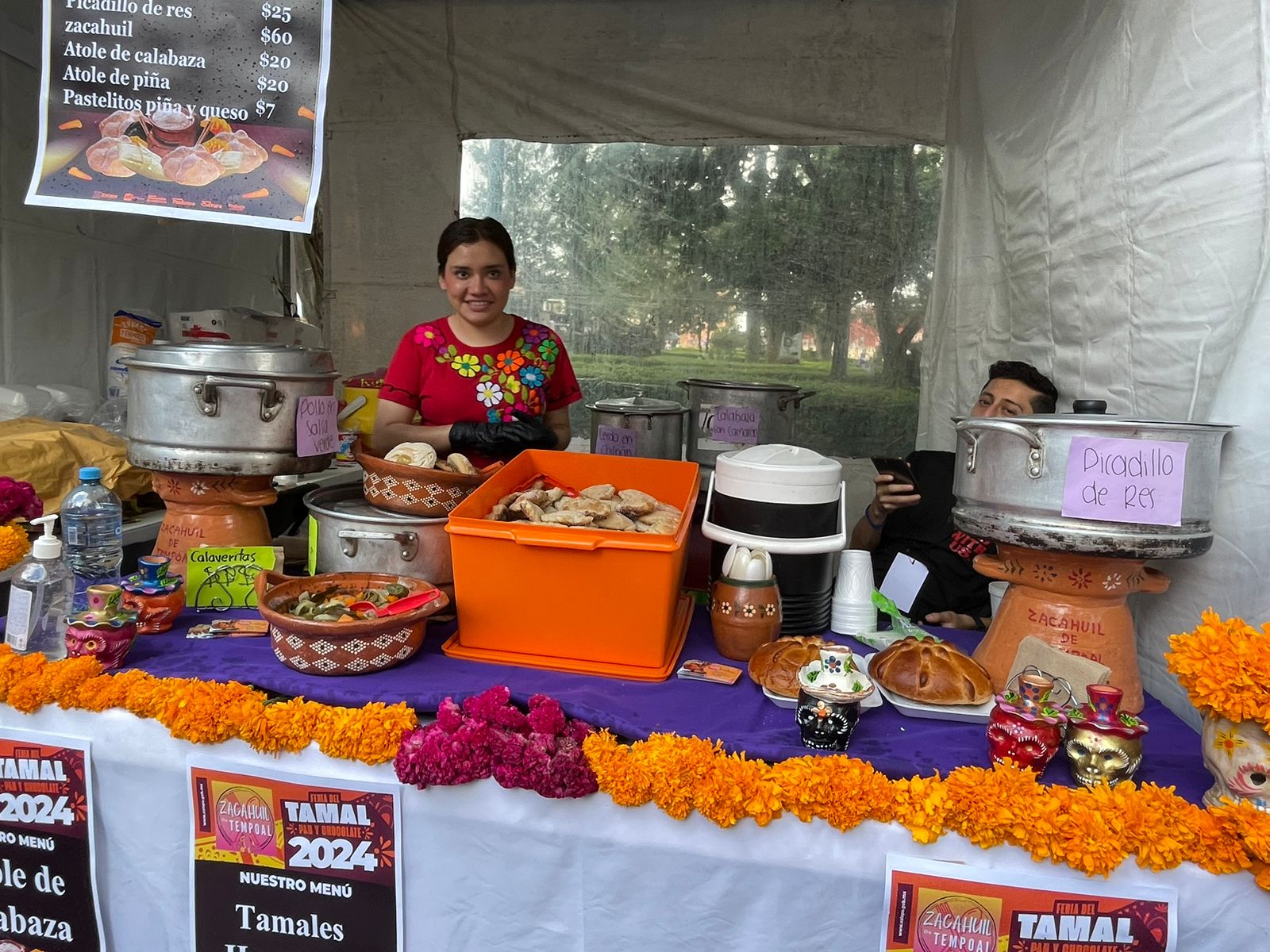Inicia la Feria del tamal, pan y chocolate 2024 en el Parque Juárez de Xalapa