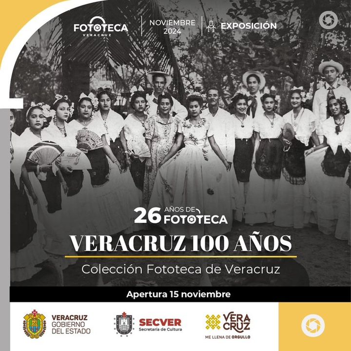Este viernes se inaugura la exposición Veracruz 100 años en la Fototeca de Veracruz