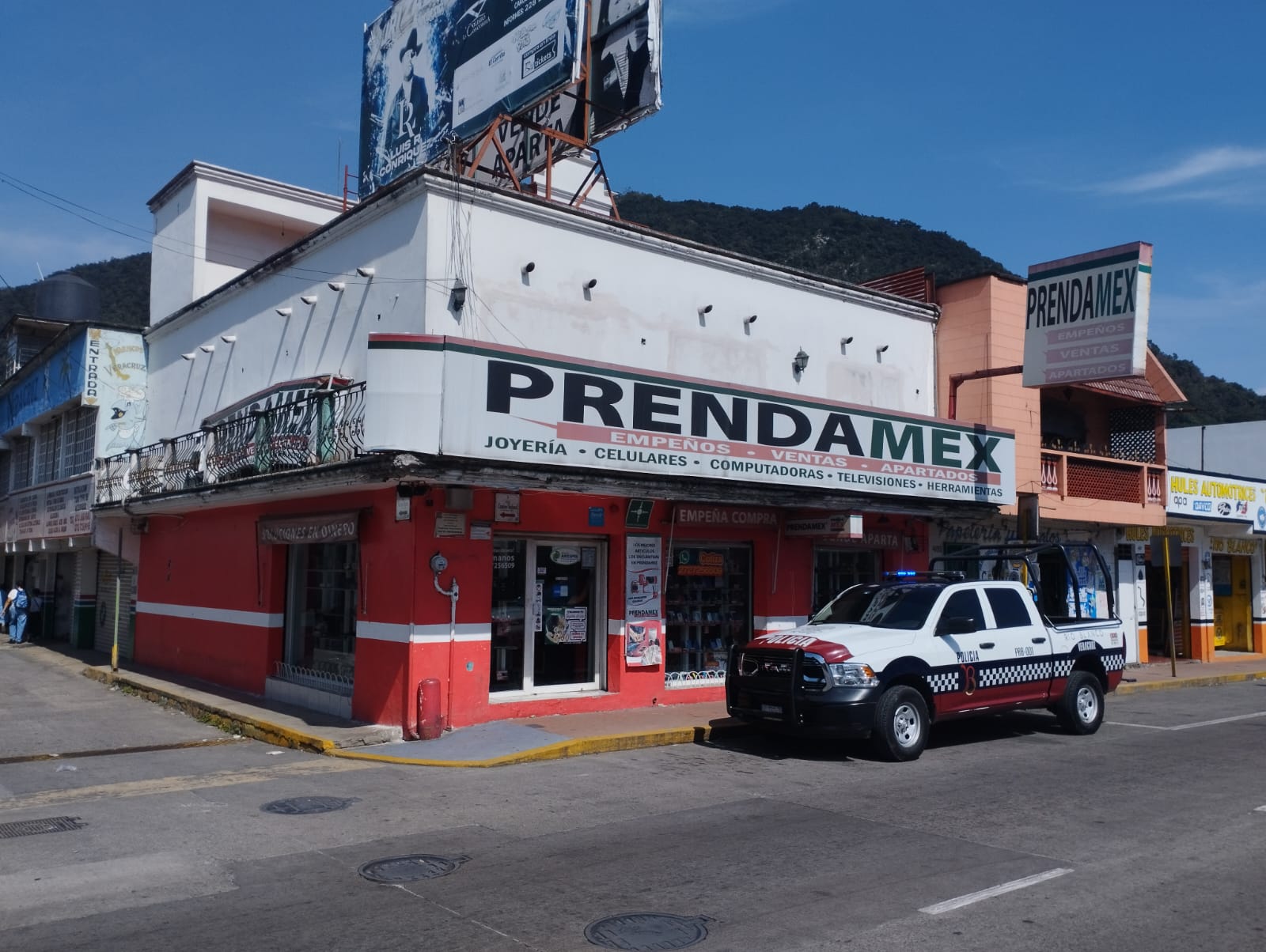Solitario ladrón toma por asalto casa de empeño en Río Blanco