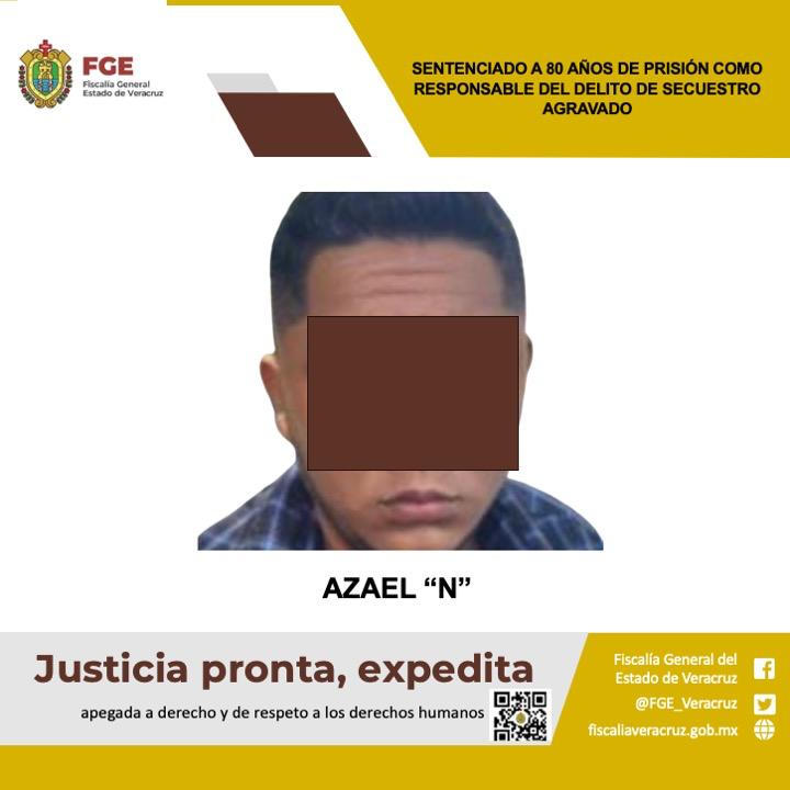 Sentencian a 80 años de prisión a responsable de secuestro agravado en Minatitlán