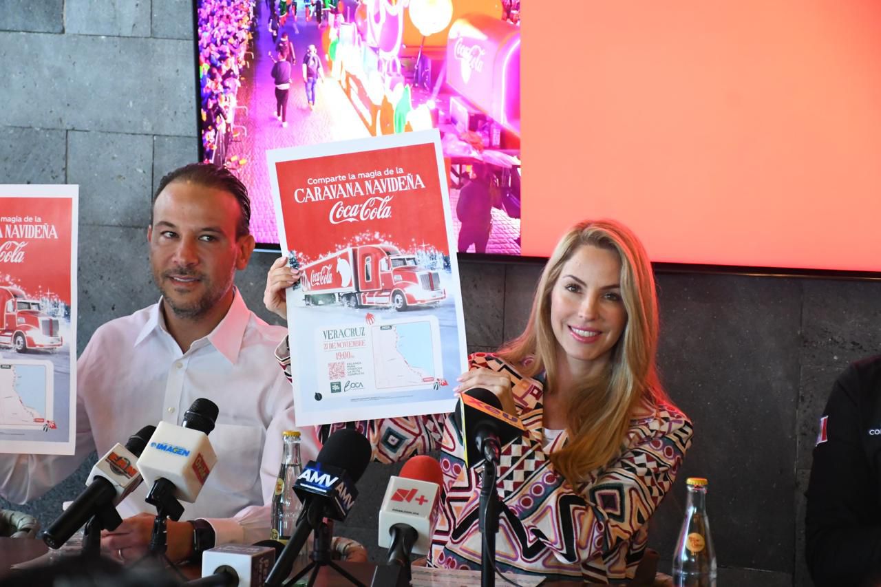 Invita la alcaldesa Paty Lobeira a la Caravana Navideña Coca-Coca