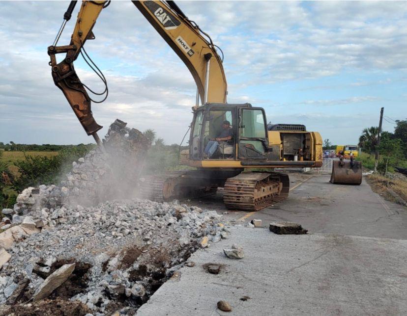 Inicia rehabilitación del Puente Pozuelos en Tlalixcoyan