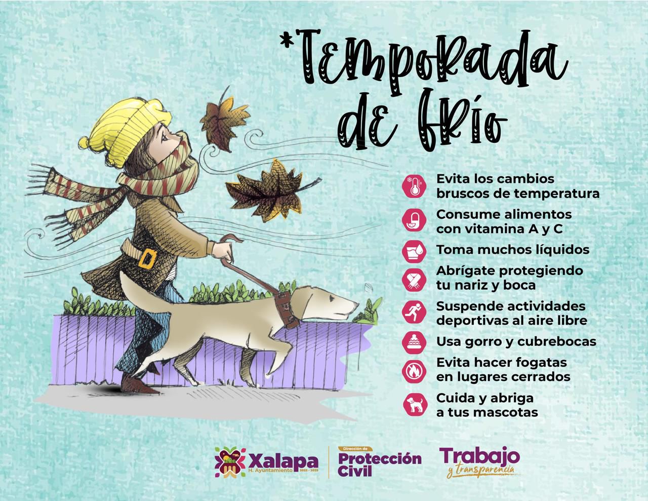 Recomendaciones para cuidar la salud ante una fría temporada invernal