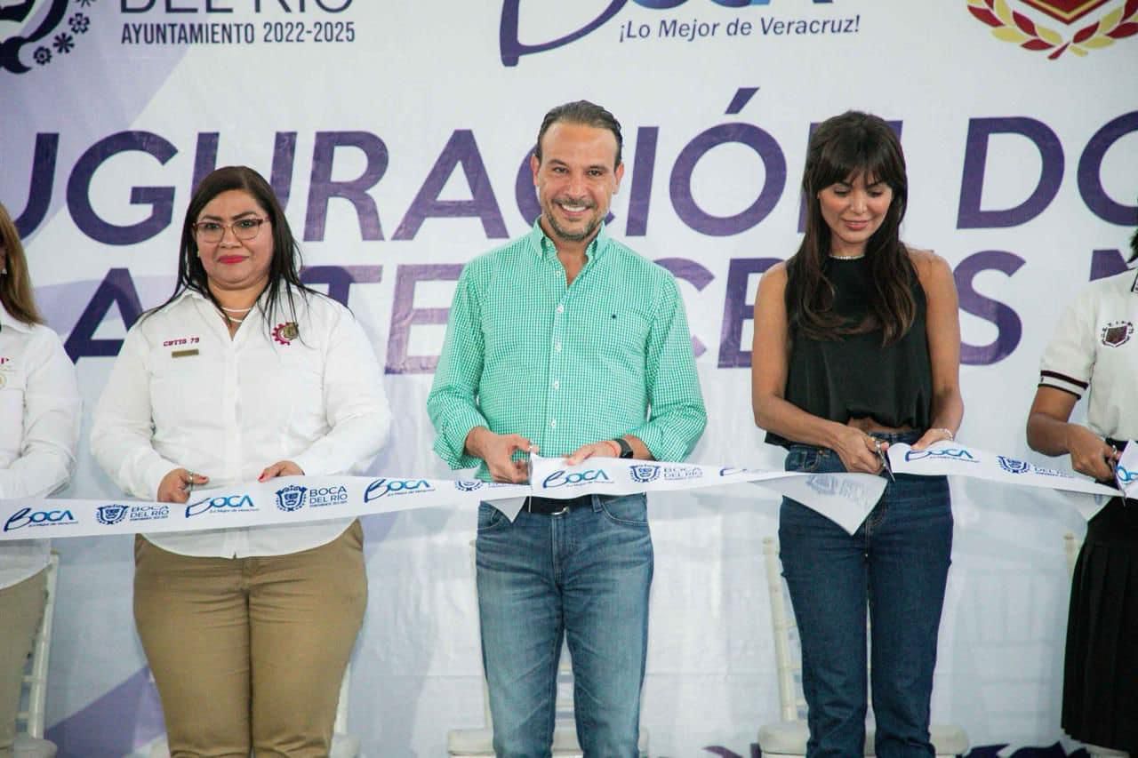 Alcalde Juan Manuel Unánue entrega domo nuevo al CBTis 79