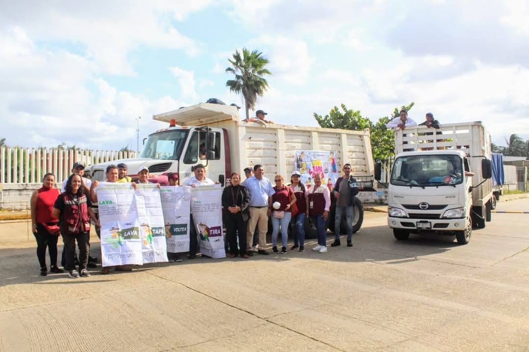 Recolectan siete toneladas de cacharros en Jornada contra el Dengue en Puerto Esmeralda