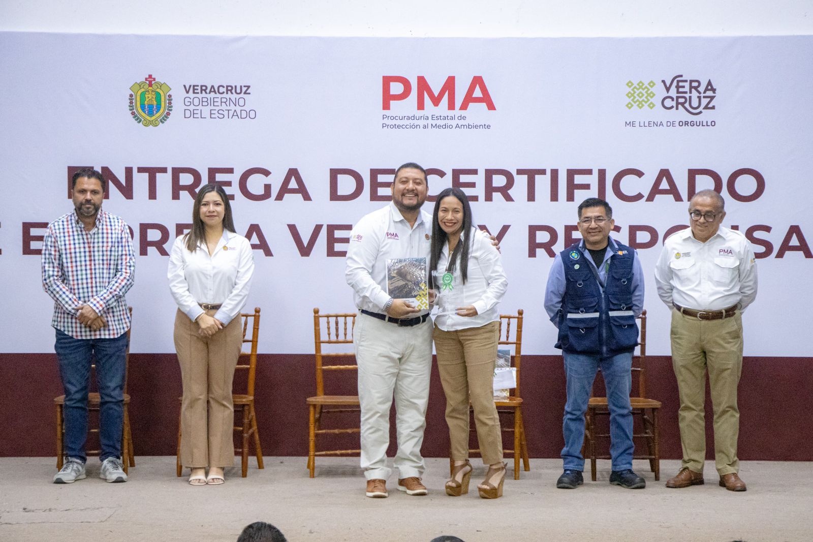 PMA entrega Certificado Verde a empresas veracruzanas comprometidas con el medio ambiente