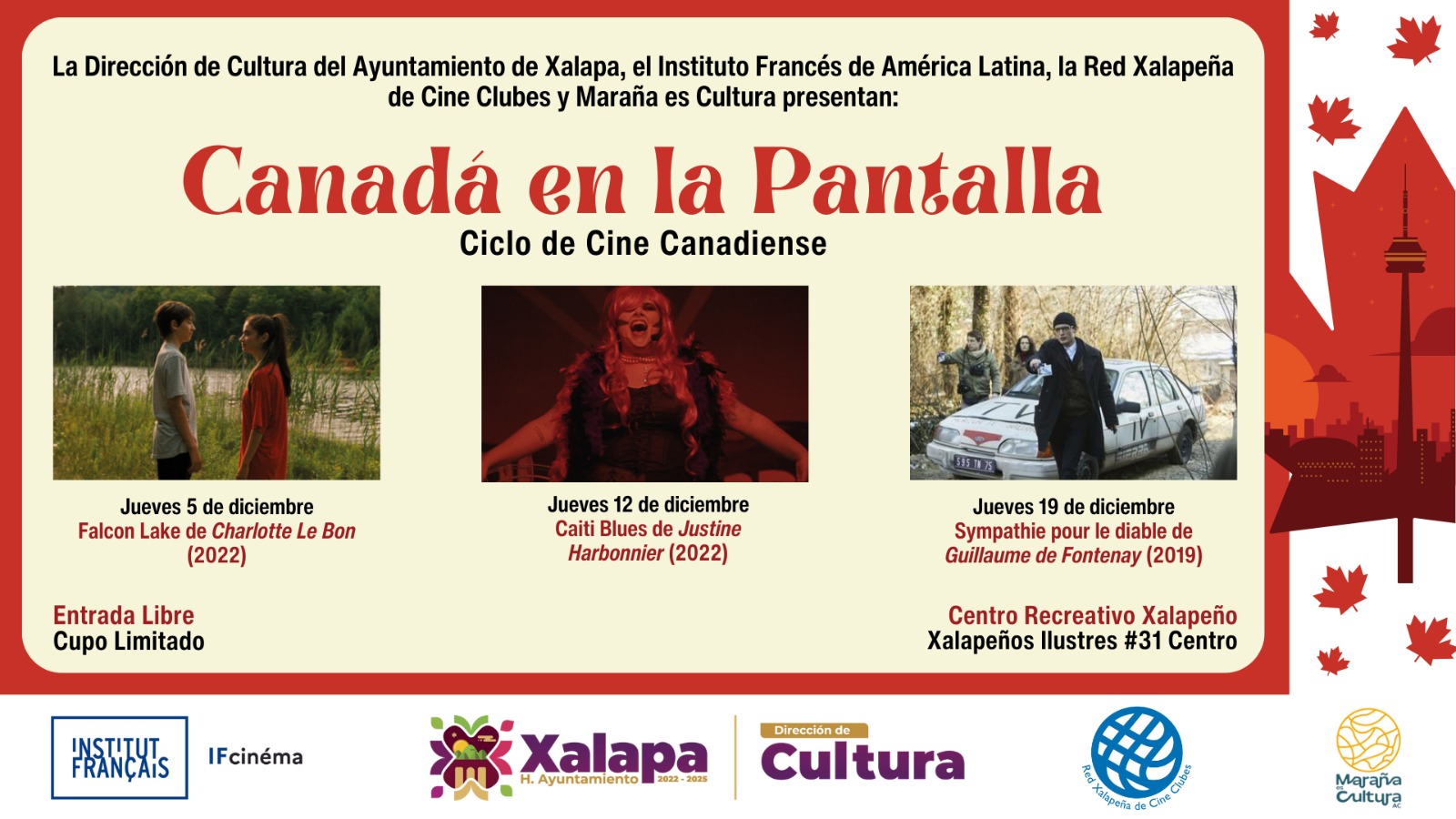Canadá en la Pantalla: Ciclo de Cine Canadiense