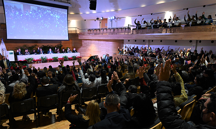 Ante el CUG, Martín Aguilar reconoció labor de la comunidad UV
