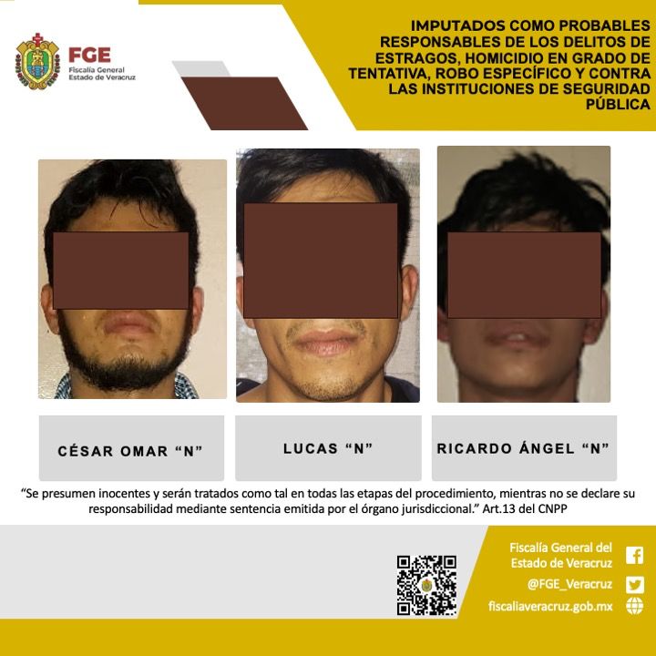 Imputan a 3 presuntos responsables por ataque a pastelería Dauzon en Poza Rica