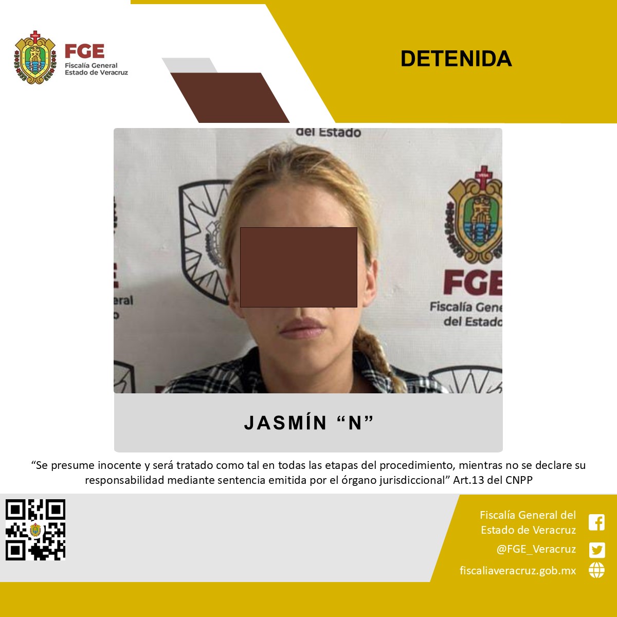 Detienen a Jasmín por agresión con aceite hirviendo en Xalapa