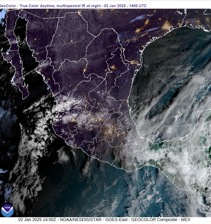 Se esperan lluvias y descenso de temperaturas en Veracruz este jueves