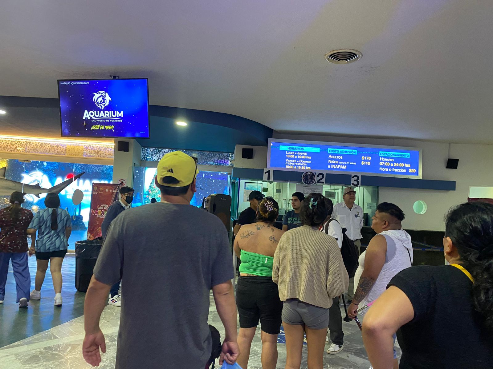 Más de 142 mil personas visitan el Aquarium del puerto de Veracruz en diciembre