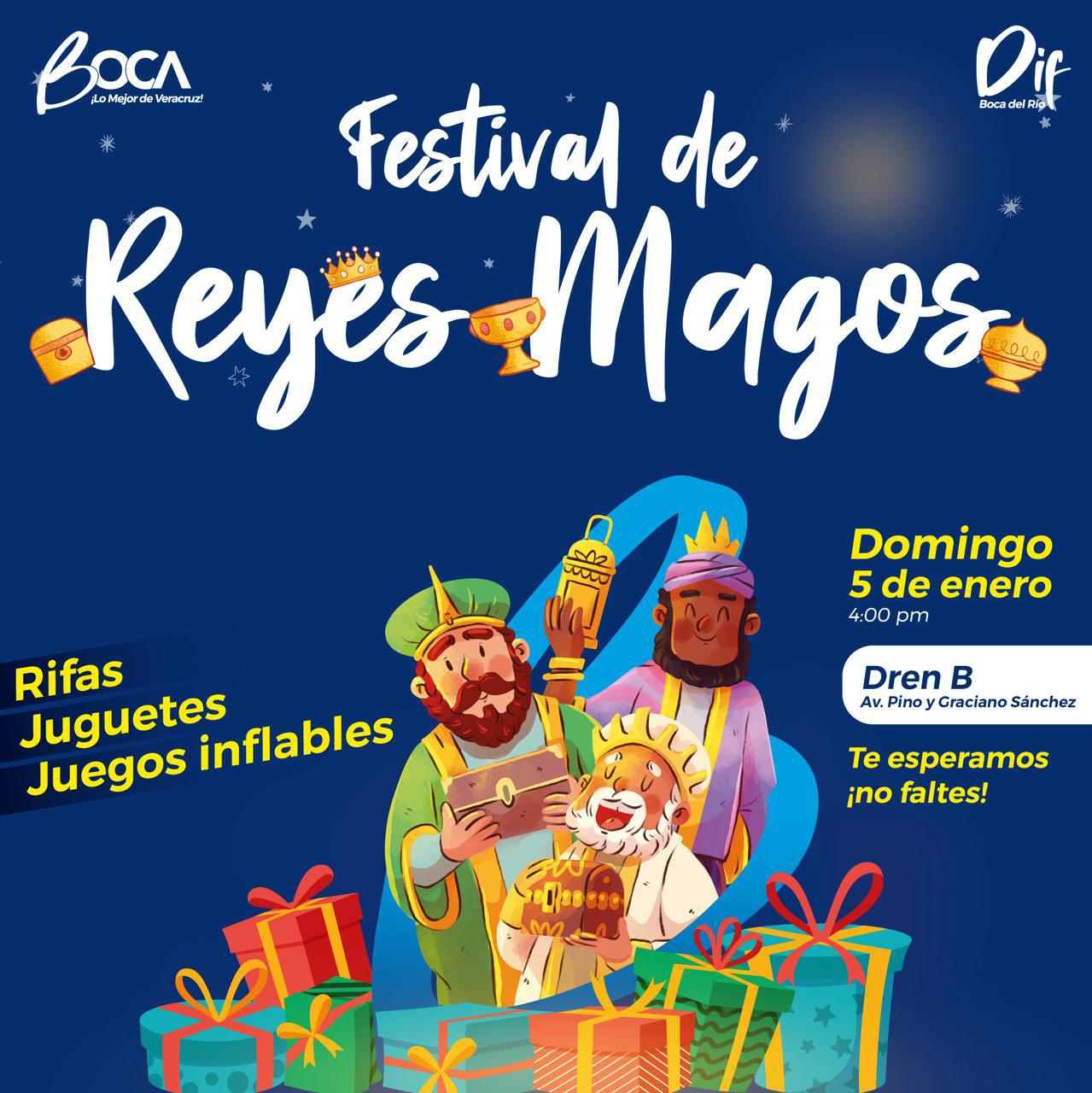 Alcalde JM Unánue invita a familias boqueñas a celebrar el tradicional Día de Reyes