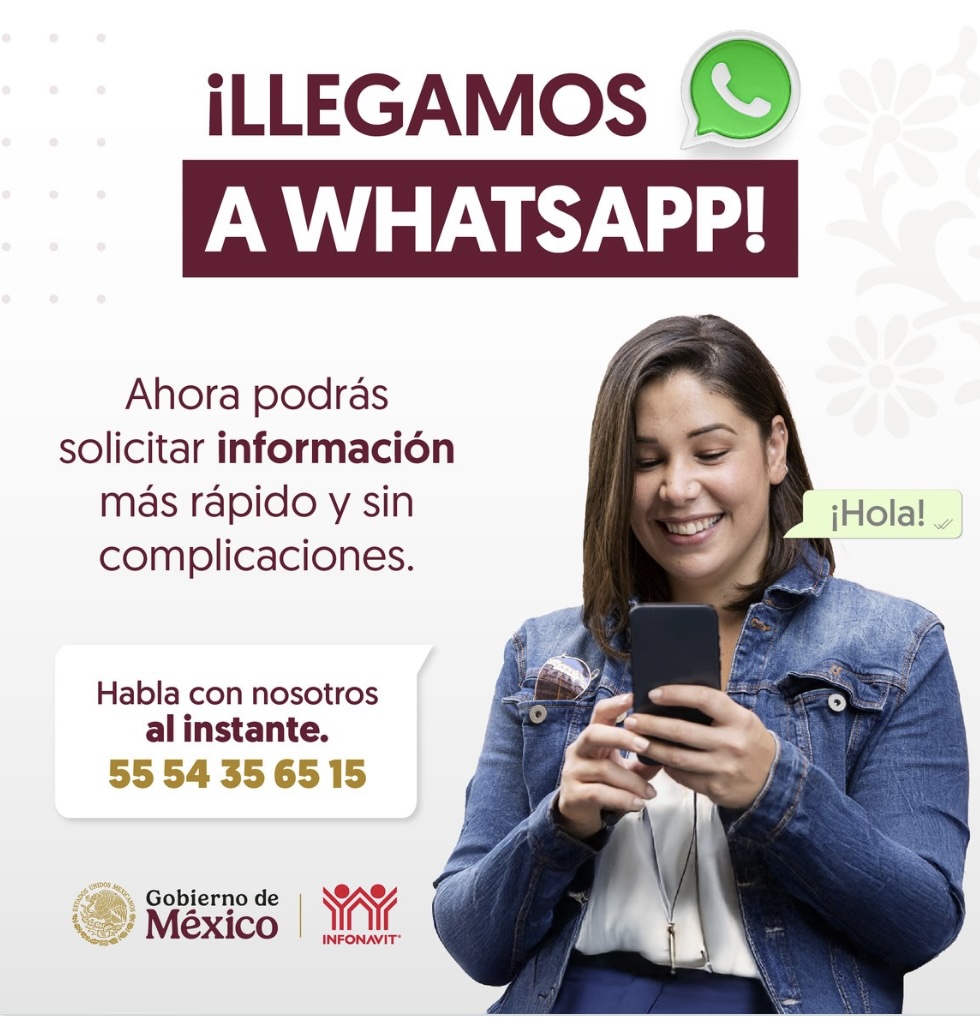 Resuelve tus dudas sobre Infonavit por WhatsApp: Asistente virtual disponible para trámites y consultas