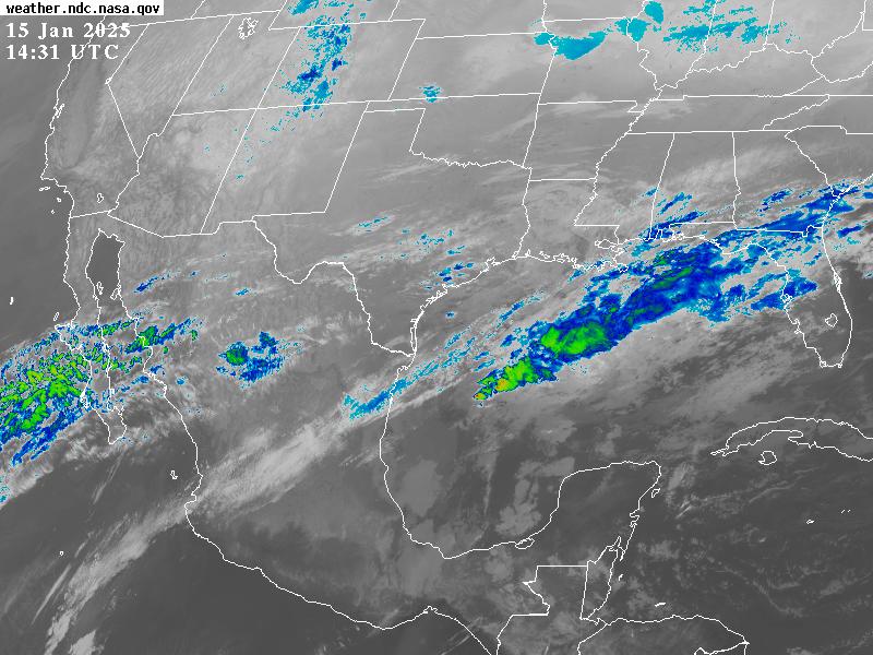 Jueves nublado, viento de norte, llovizna y lluvia especialmente en Los Tuxtlas y Coatzacoalcos