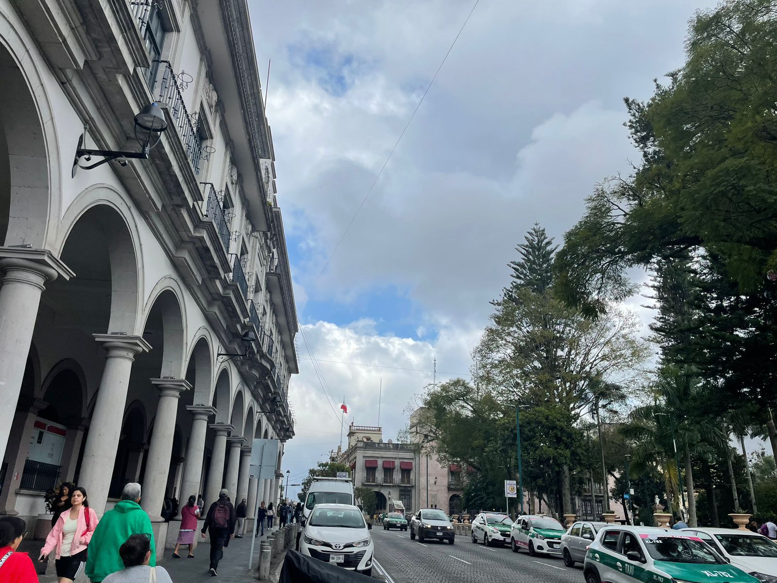 Apagón en el centro histórico de Xalapa