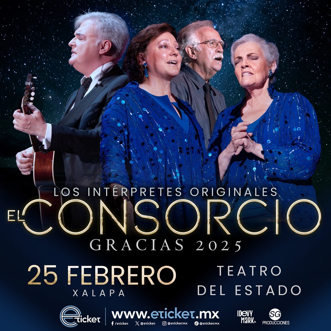 El consorcio en Xalapa con su tour Gracias 2025