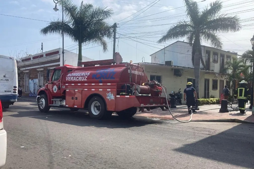 Incendio en casa del barrio de la Huaca, en Veracruz