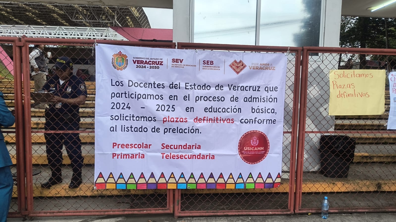 Docentes exigen la entrega de plazas definitivas y dicen no a los interinatos