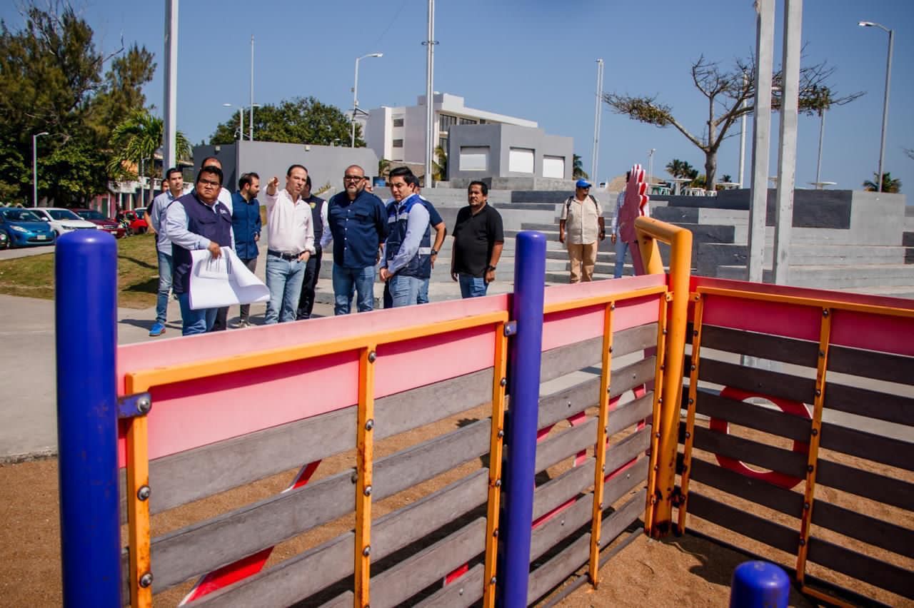 Anuncia Alcalde JM Unánue la rehabilitación de Plaza Banderas en la cabecera municipal