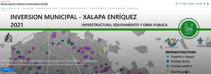 UV, aliada en comprensión del fenómeno urbano en Xalapa