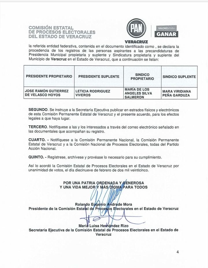 Joserra se registra como precandidato del PAN a la alcaldía de Veracruz