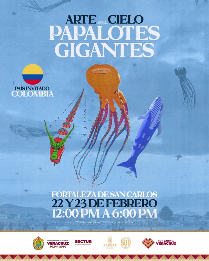 Arte en el Cielo: Papalotes Gigantes en Perote, un espectáculo imperdible