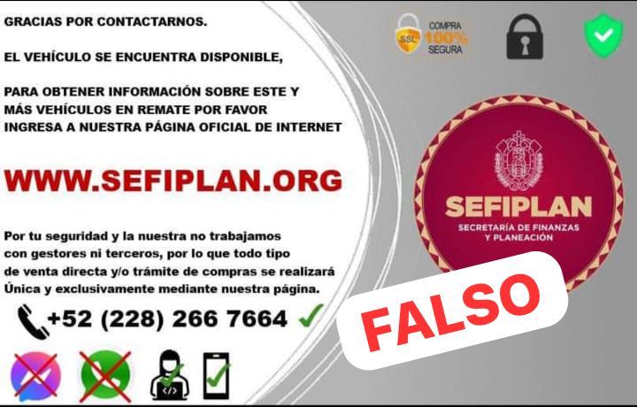 Sefiplan denuncia páginas fraudulentas que suplantaban la Oficina Virtual de Hacienda