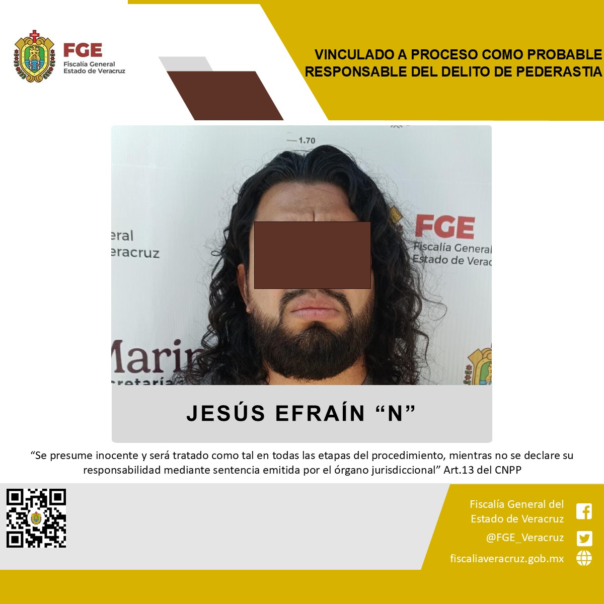 Vinculan a proceso a maestro y entrenador de gimnasio por pederastia en Xalapa