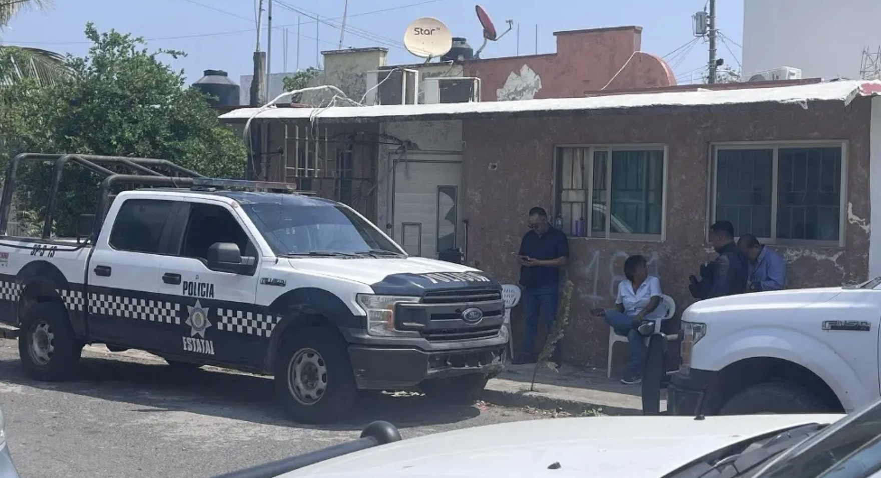 Fuerte movilización policiaca en Condado Valle Dorado en Veracruz