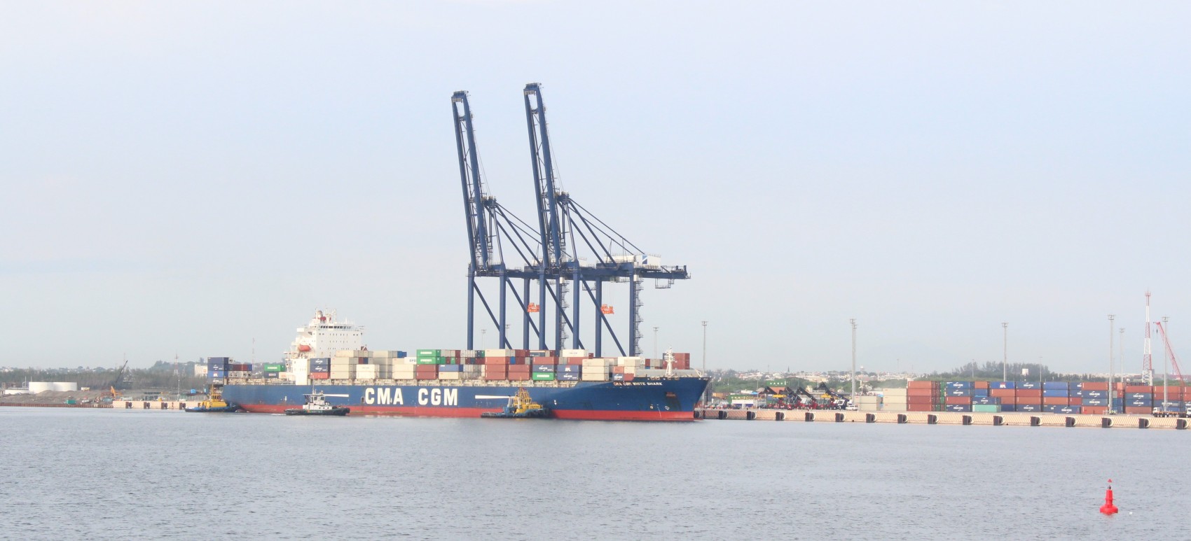 Movimiento de carga en el puerto de Veracruz cae 19.4% en febrero