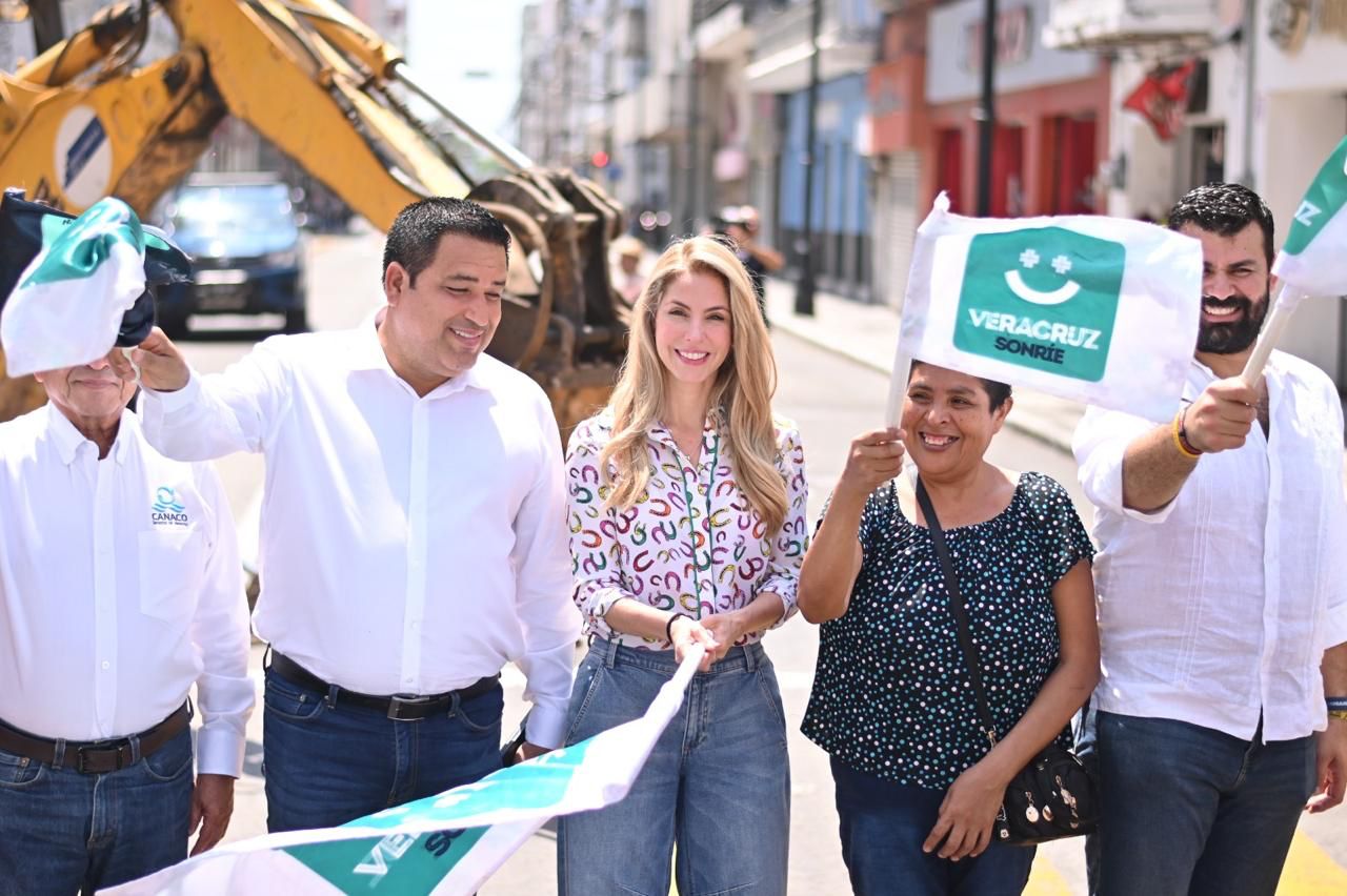 Da inicio la alcaldesa Paty Lobeira a la II Etapa de la Rehabilitación del Centro Histórico de Veracruz