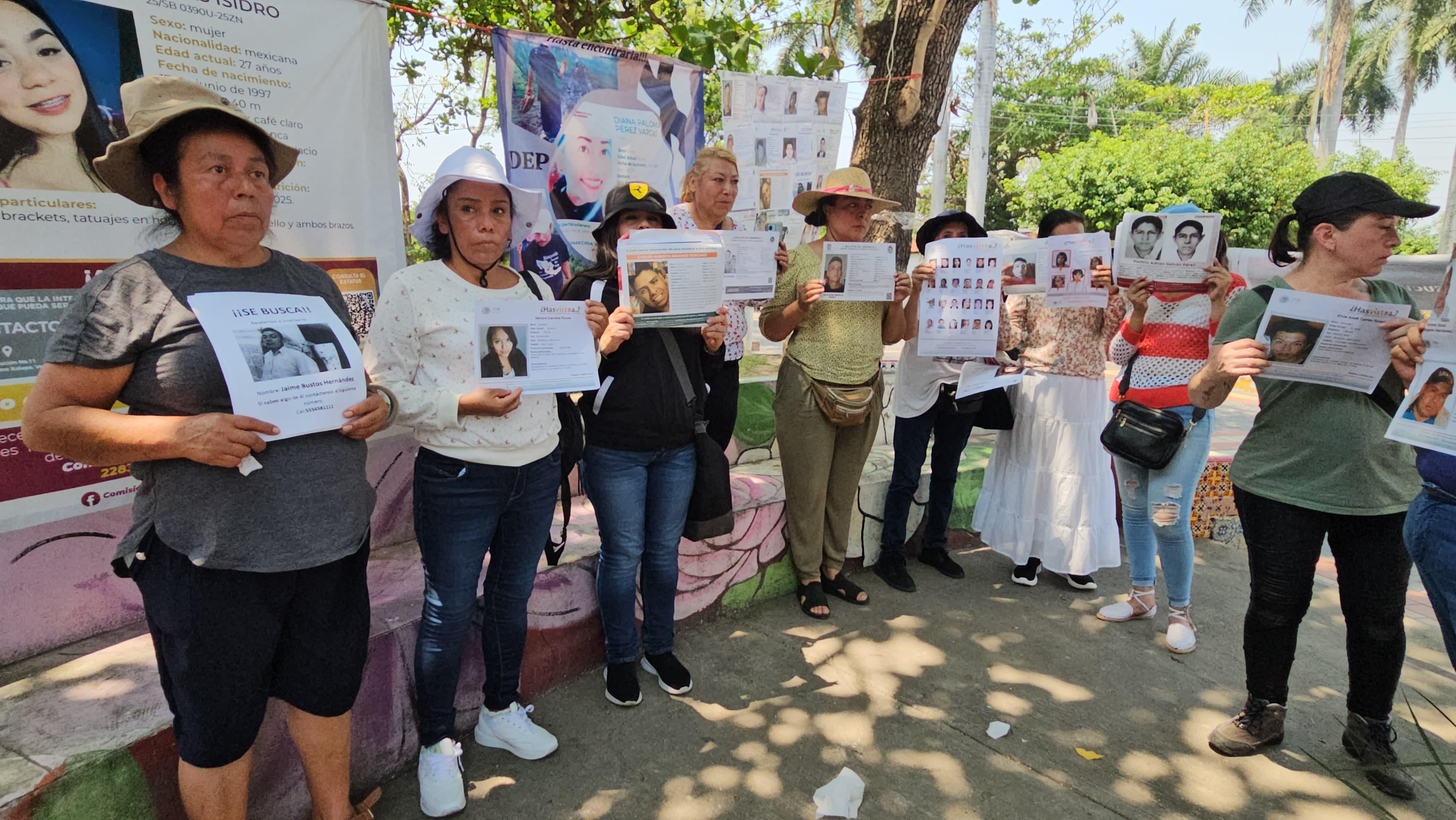 Colectivos buscan a personas desaparecidas en el norte de Veracruz