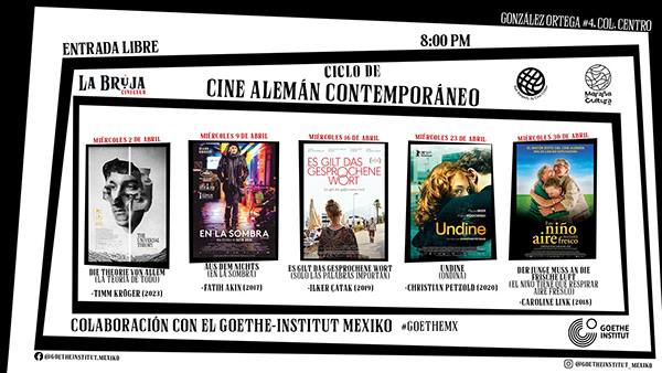 Nuevo ciclo de cine alemán contemporáneo en Xalapa