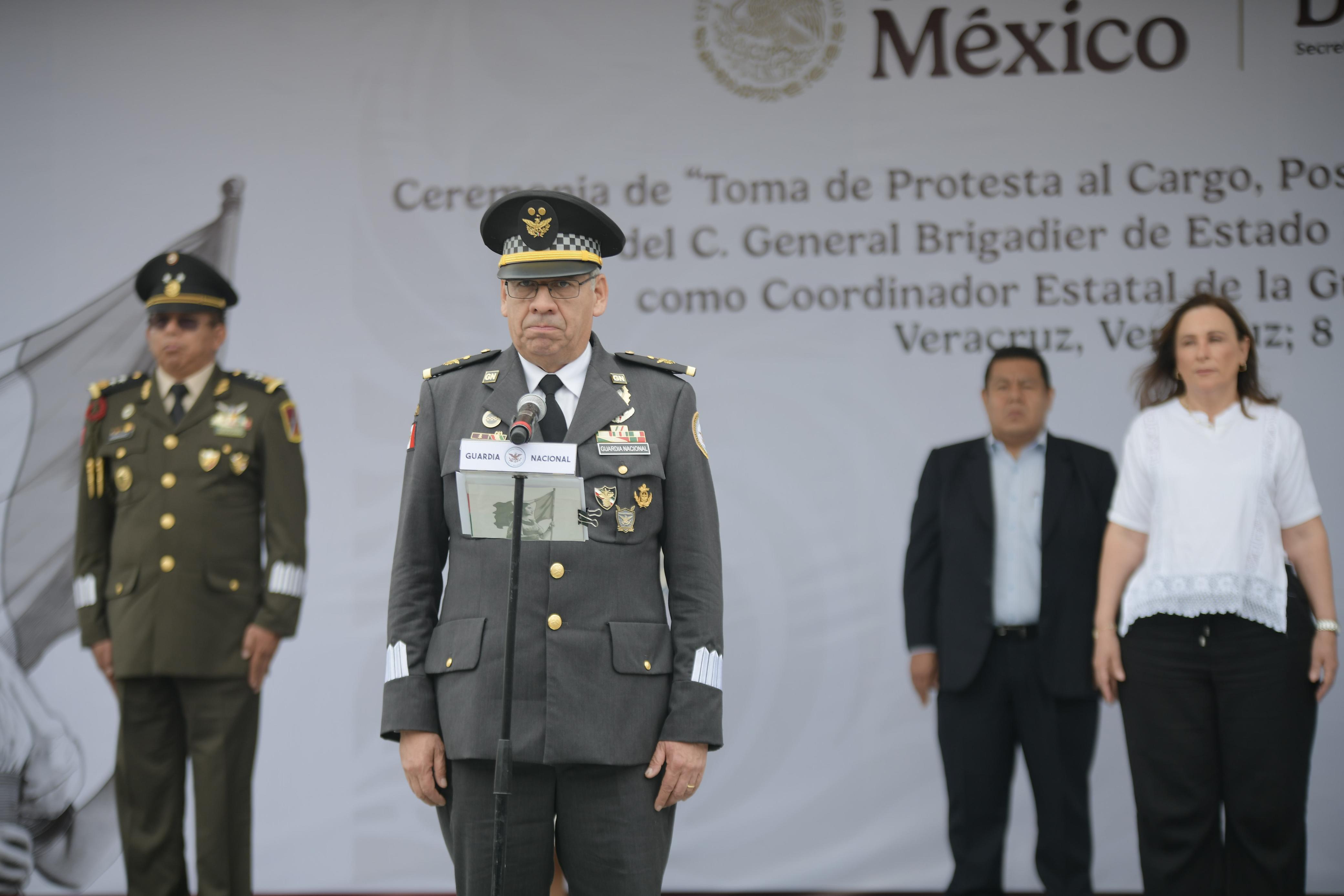 Iván Navarrete asume como nuevo coordinador estatal de la Guardia Nacional en Veracruz