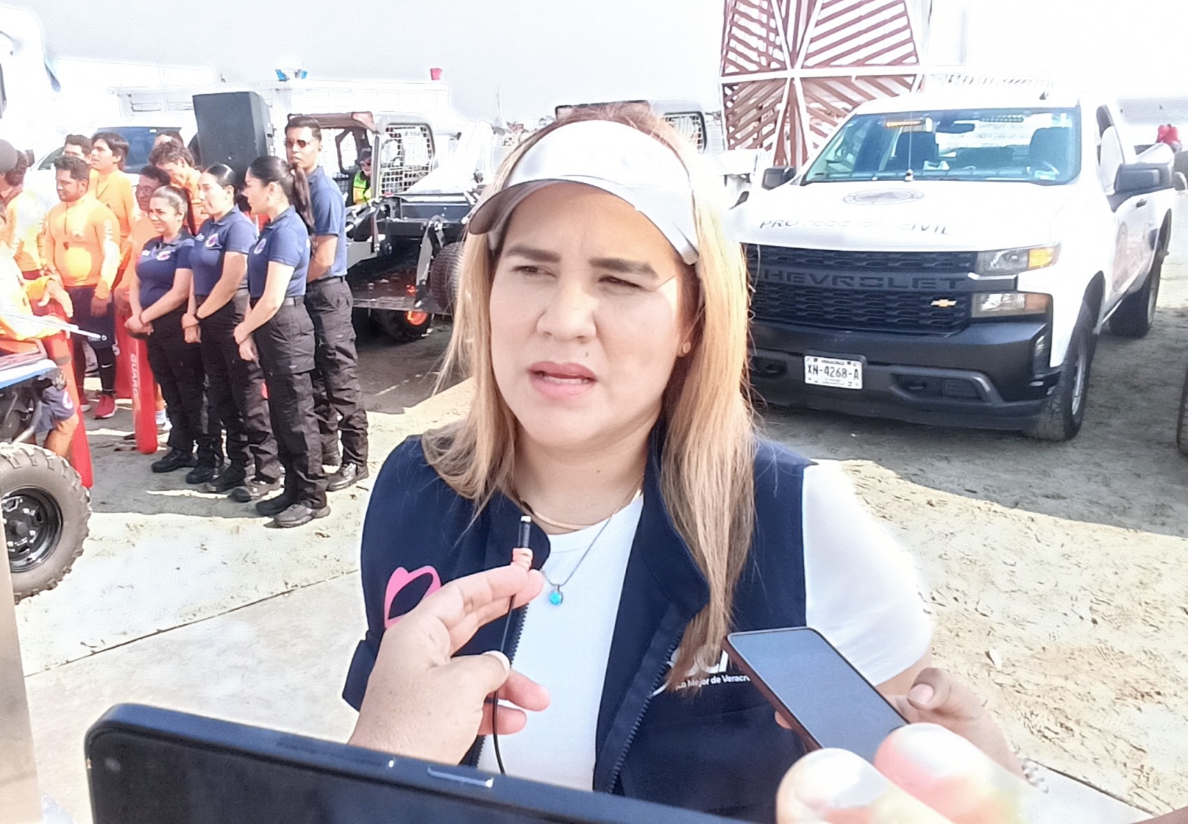 Instalan cuatro módulos para atender reportes de niños extraviados en playas de Boca del Río