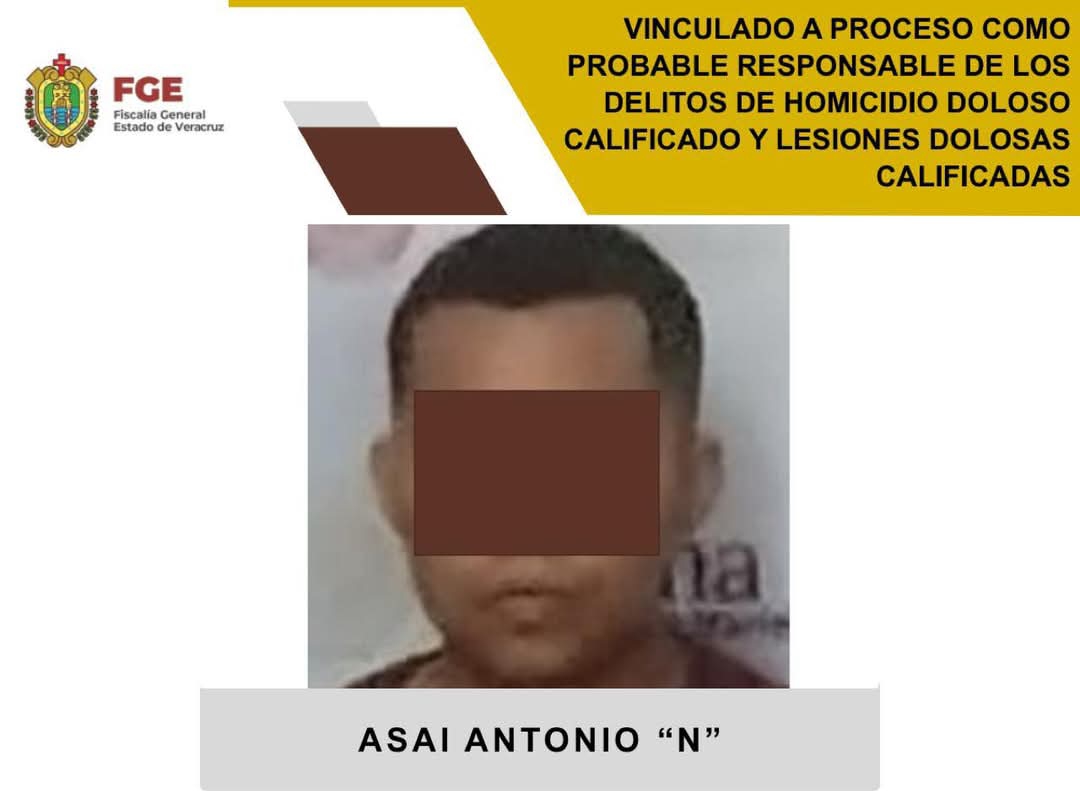 Vinculan a proceso a presunto responsable de multihomicidio donde murió candidata de Texistepec